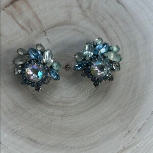 Elegant Crystal Cluster Earrings